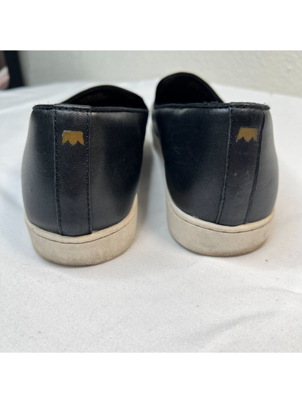 Birdies The Swift Slip-On Sneaker Smooth Black Leather Sneakers Casual 9 - Picture 9 of 14